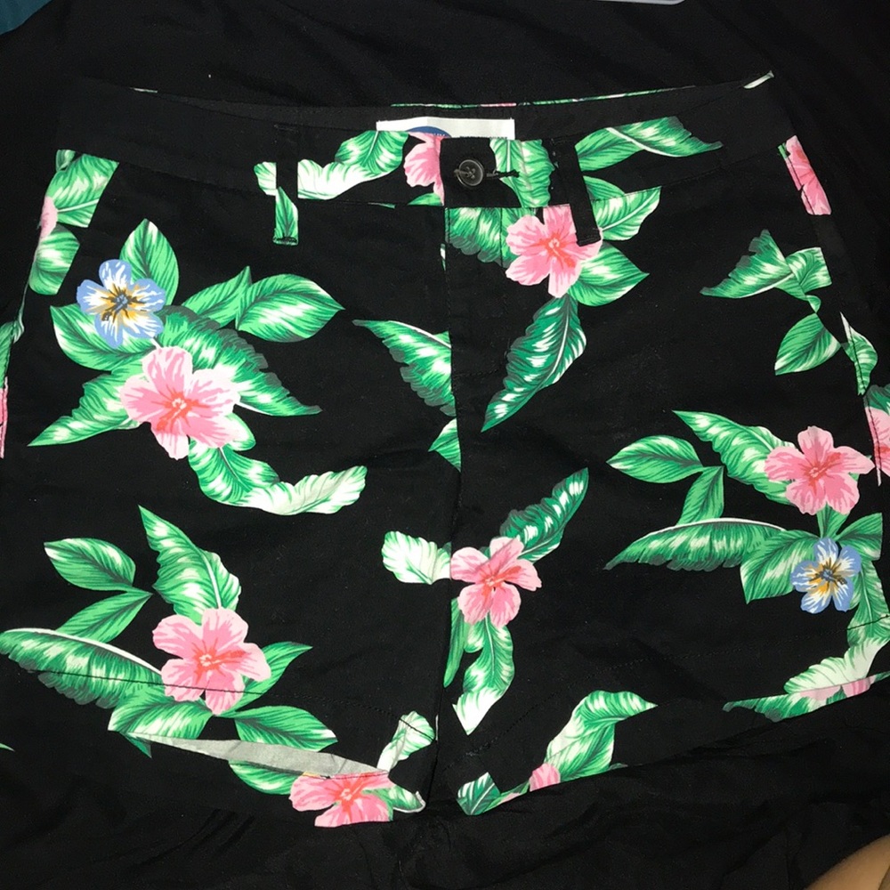 Tropical Print Shorts